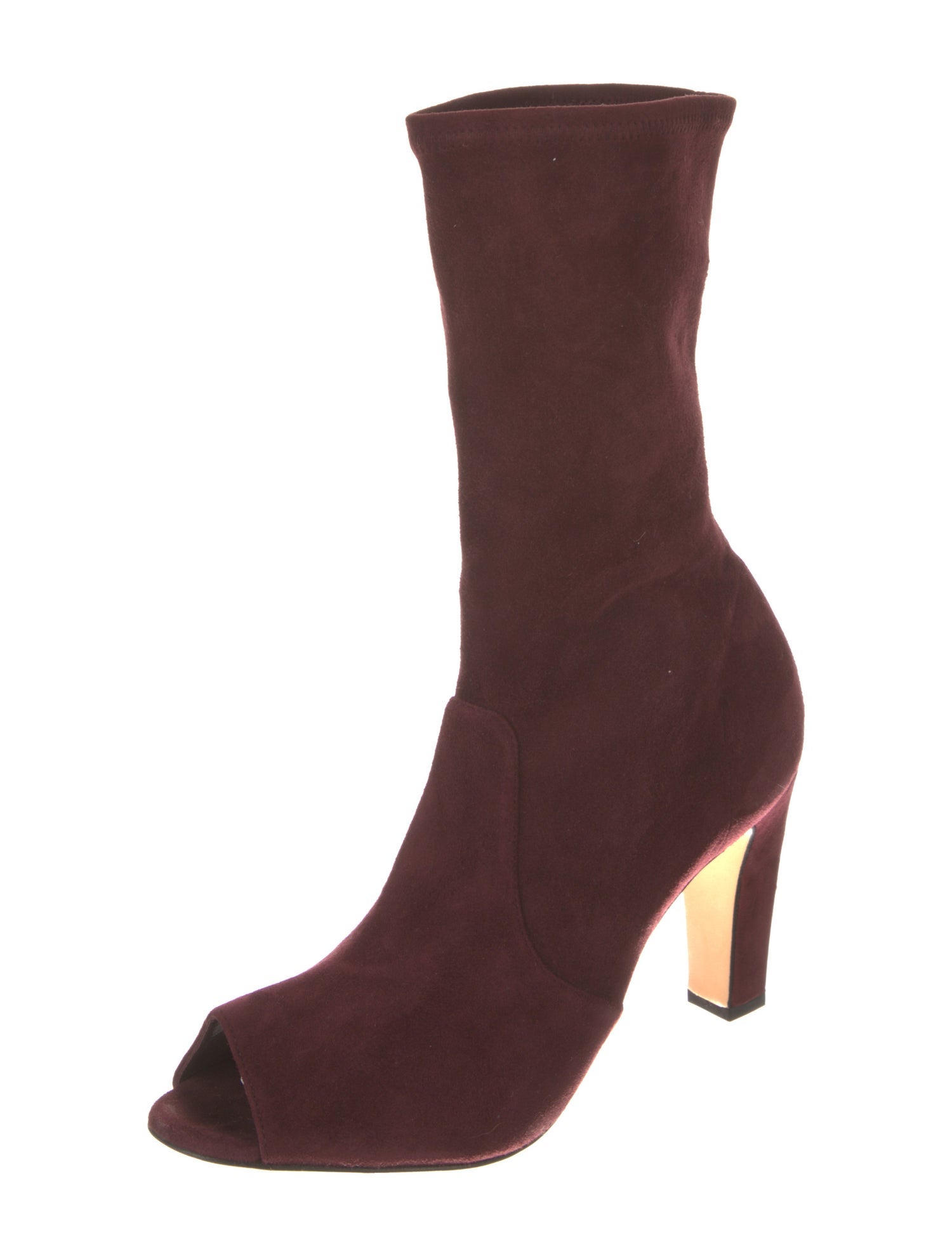 Manolo Blahnik Suede Sock Boots