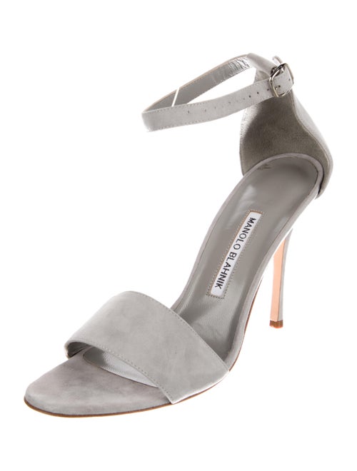 Manolo Blahnik Suede Sandals
