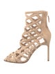 Manolo Blahnik Suede Lace-Up Boots