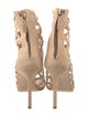 Manolo Blahnik Suede Lace-Up Boots