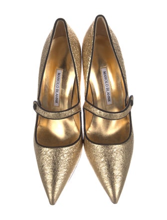 Manolo Blahnik Leather Pumps