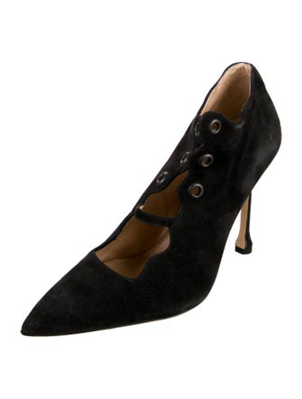 Manolo Blahnik Suede Pumps
