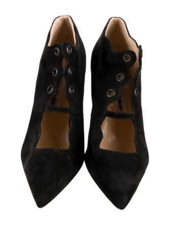 Manolo Blahnik Suede Pumps