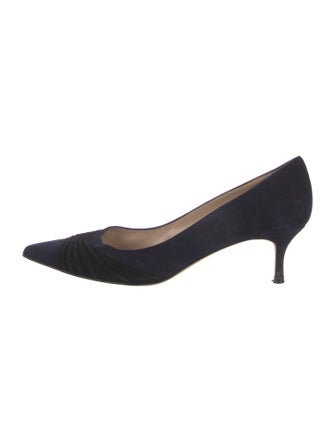 Manolo Blahnik Suede Pumps