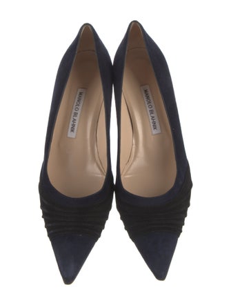 Manolo Blahnik Suede Pumps