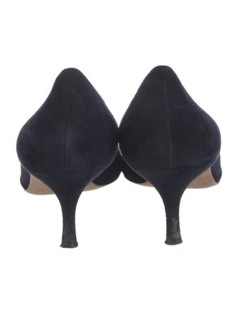 Manolo Blahnik Suede Pumps