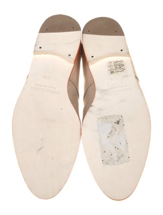 Manolo Blahnik Canvas Oxfords