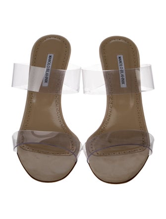 Manolo Blahnik PVC Slides
