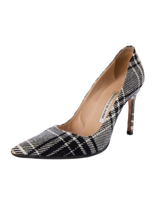 Manolo Blahnik Printed Pumps