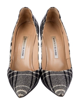 Manolo Blahnik Printed Pumps
