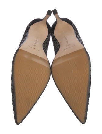 Manolo Blahnik Floral Print Pumps