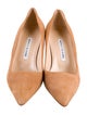 Manolo Blahnik Suede Pumps