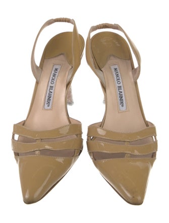 Manolo Blahnik Leather Mules