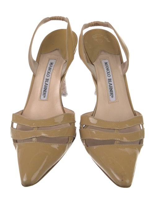 Manolo Blahnik Leather Mules