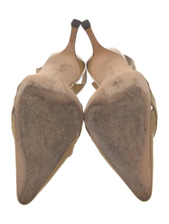 Manolo Blahnik Leather Mules