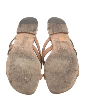 Manolo Blahnik Leather Slides