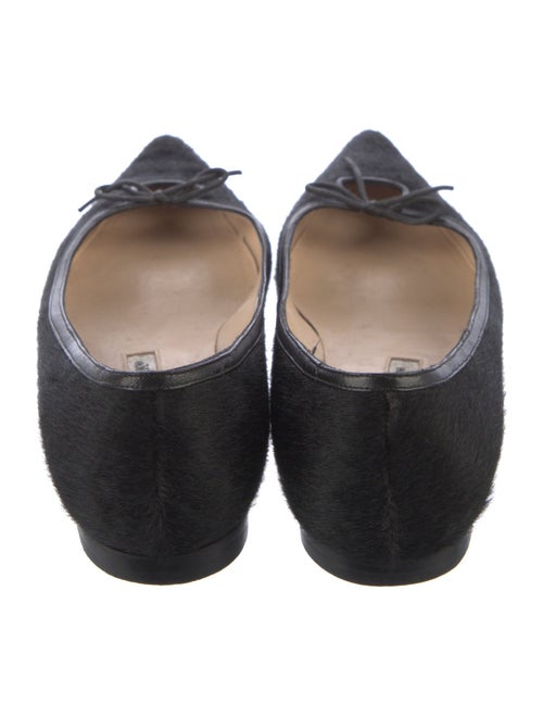 Manolo Blahnik Bow Accents Ballet Flats