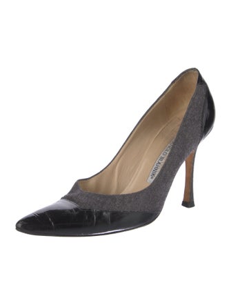 Manolo Blahnik Wool Pumps