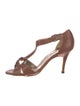 Manolo Blahnik Leather T-Strap Pumps
