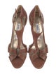 Manolo Blahnik Leather T-Strap Pumps