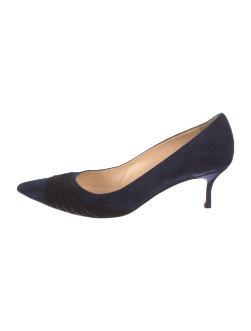 Manolo Blahnik Suede Pumps