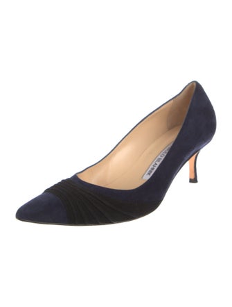 Manolo Blahnik Suede Pumps
