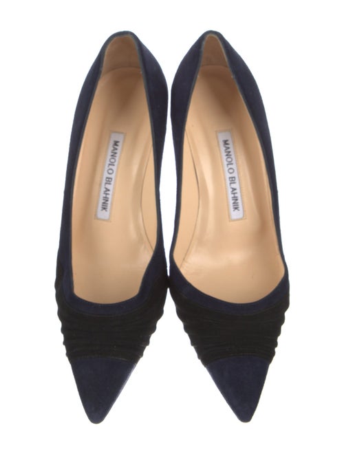Manolo Blahnik Suede Pumps