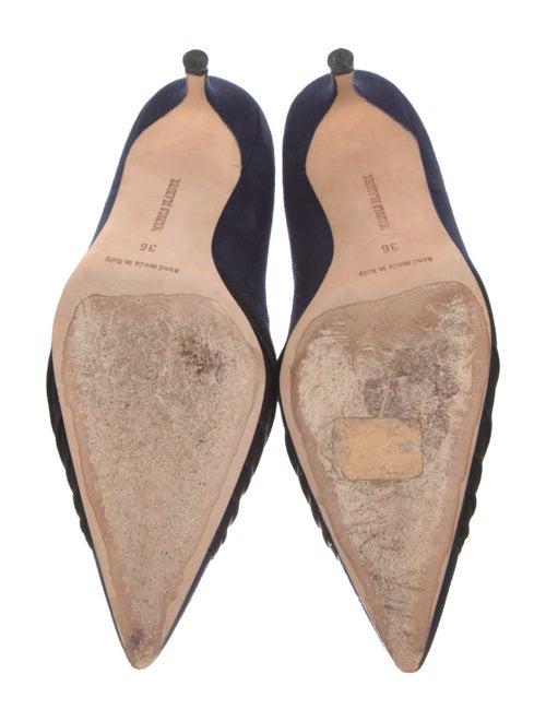 Manolo Blahnik Suede Pumps