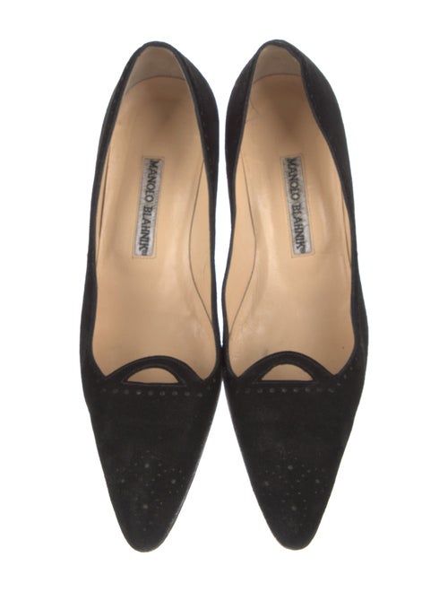 Manolo Blahnik Suede Pumps