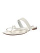 Manolo Blahnik Leather Slides