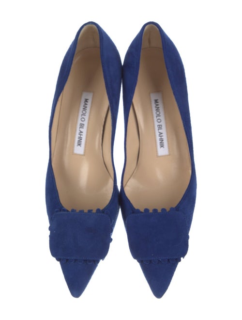Manolo Blahnik Suede Pumps