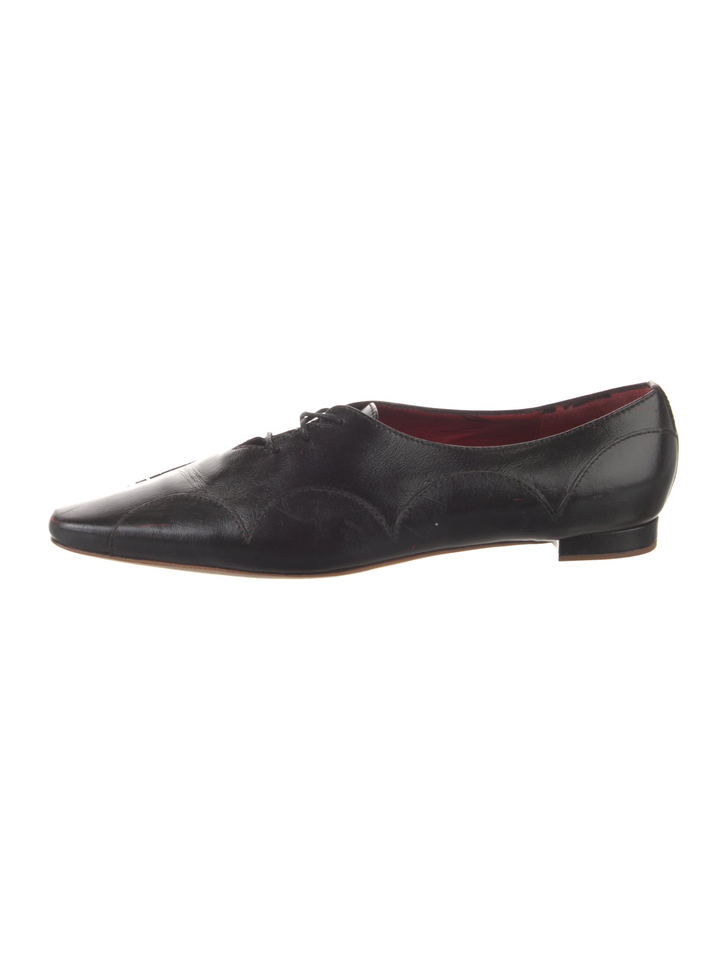 Manolo Blahnik Leather Oxfords