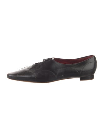 Manolo Blahnik Leather Oxfords