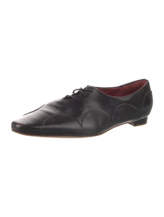 Manolo Blahnik Leather Oxfords