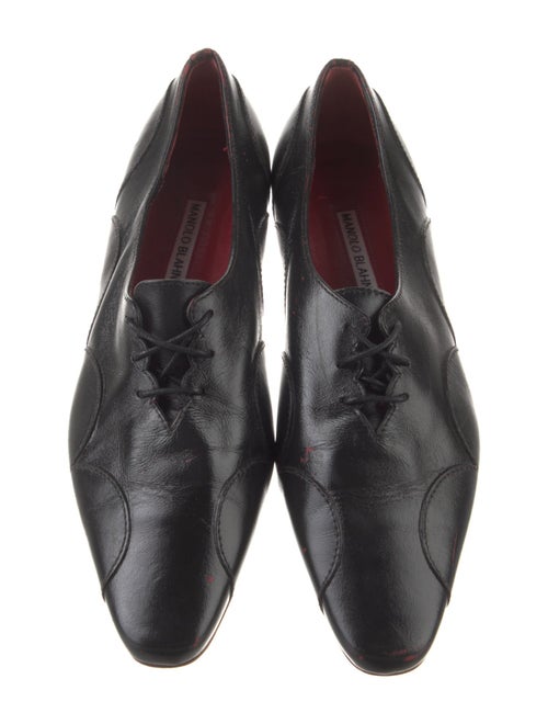 Manolo Blahnik Leather Oxfords