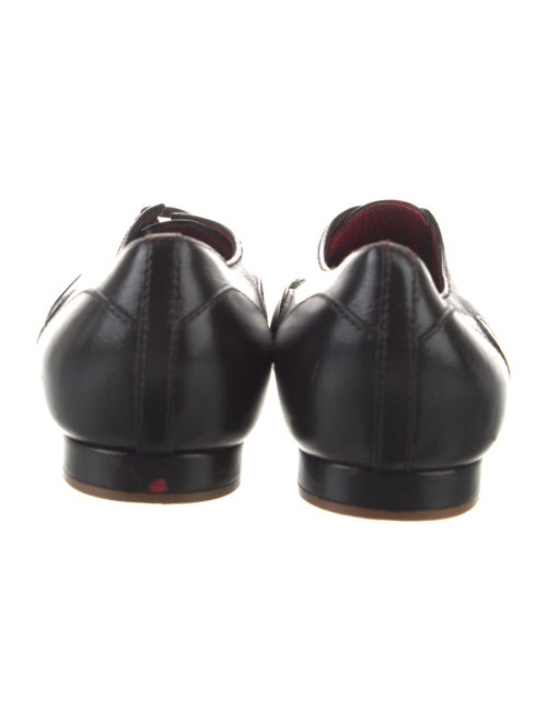 Manolo Blahnik Leather Oxfords