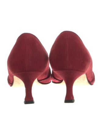 Manolo Blahnik Suede Pumps
