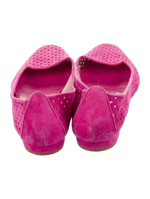 Manolo Blahnik Suede Flats