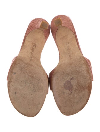 Manolo Blahnik Lizard Slides