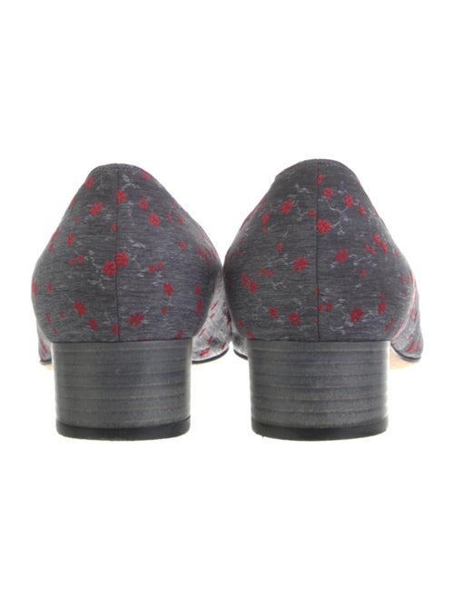 Manolo Blahnik Canvas Printed Pumps