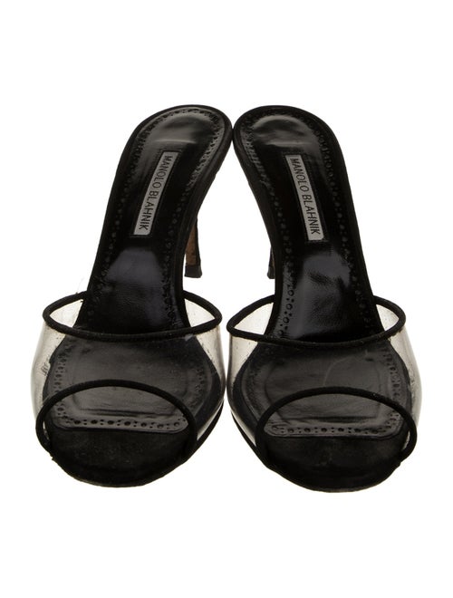 Manolo Blahnik PVC Slides