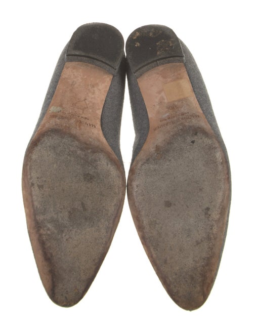 Manolo Blahnik Wool Loafers