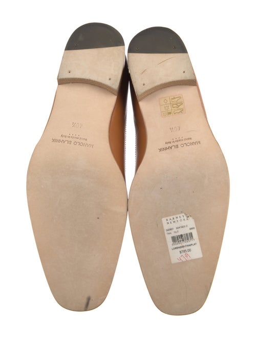 Manolo Blahnik Leather Oxfords