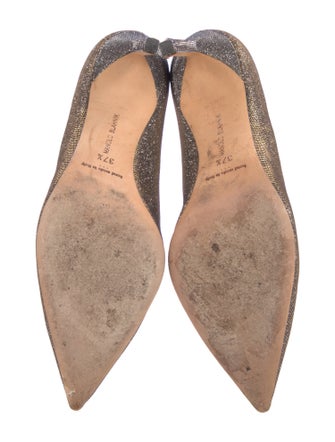 Manolo Blahnik Printed Pumps