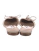 Manolo Blahnik Suede Bow Accents Mules