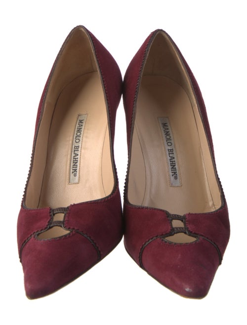 Manolo Blahnik Suede Pumps