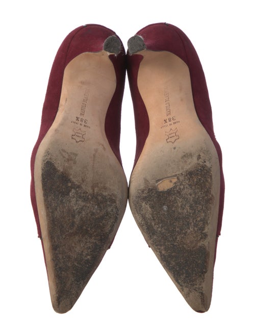 Manolo Blahnik Suede Pumps