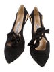 Manolo Blahnik Suede Slingback Pumps