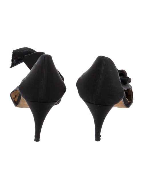 Manolo Blahnik Suede Slingback Pumps