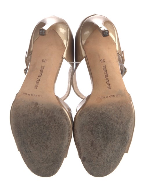 Manolo Blahnik Patent Leather Sandals